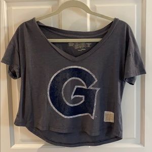 Grey and Blue Georgetown T Shirt